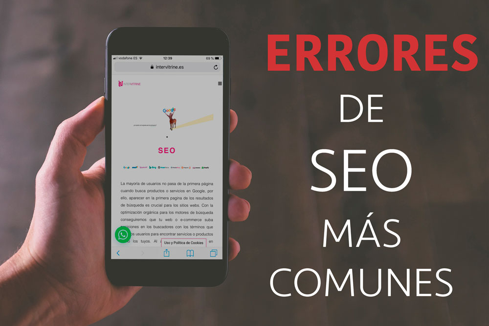 LOS ERRORES DE SEO MÁS COMUNES